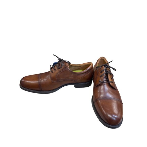 Florsheim Mens Brown Leather Oxford Dress Shoes Size 10.5D SKU 8277 main image 6
